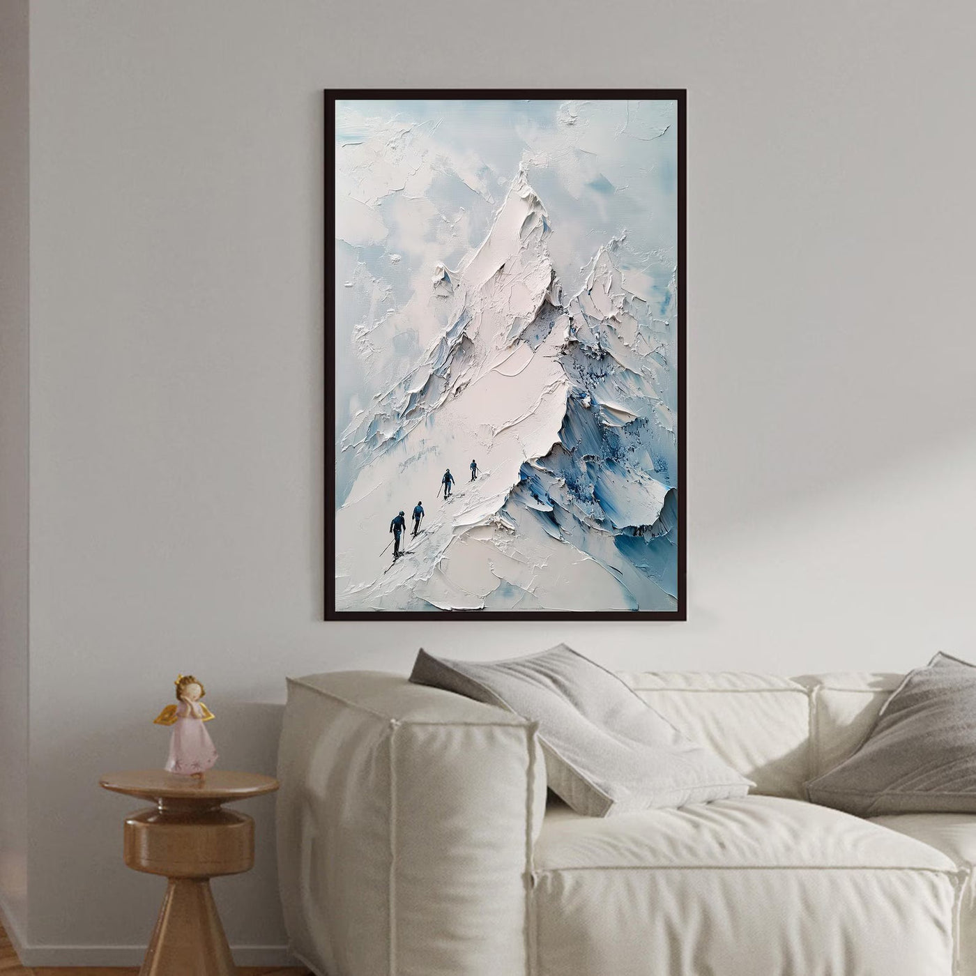 Textured Snowy Peaks | Ski Trek