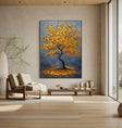 Textured Arbor Opulence | Gold Tree
