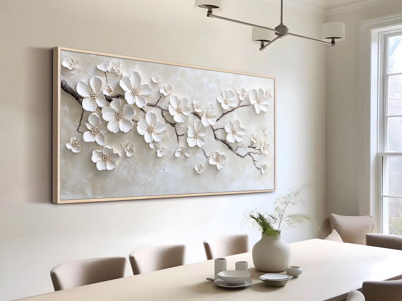 Textured Magnolia Opulence | Ivory Bough