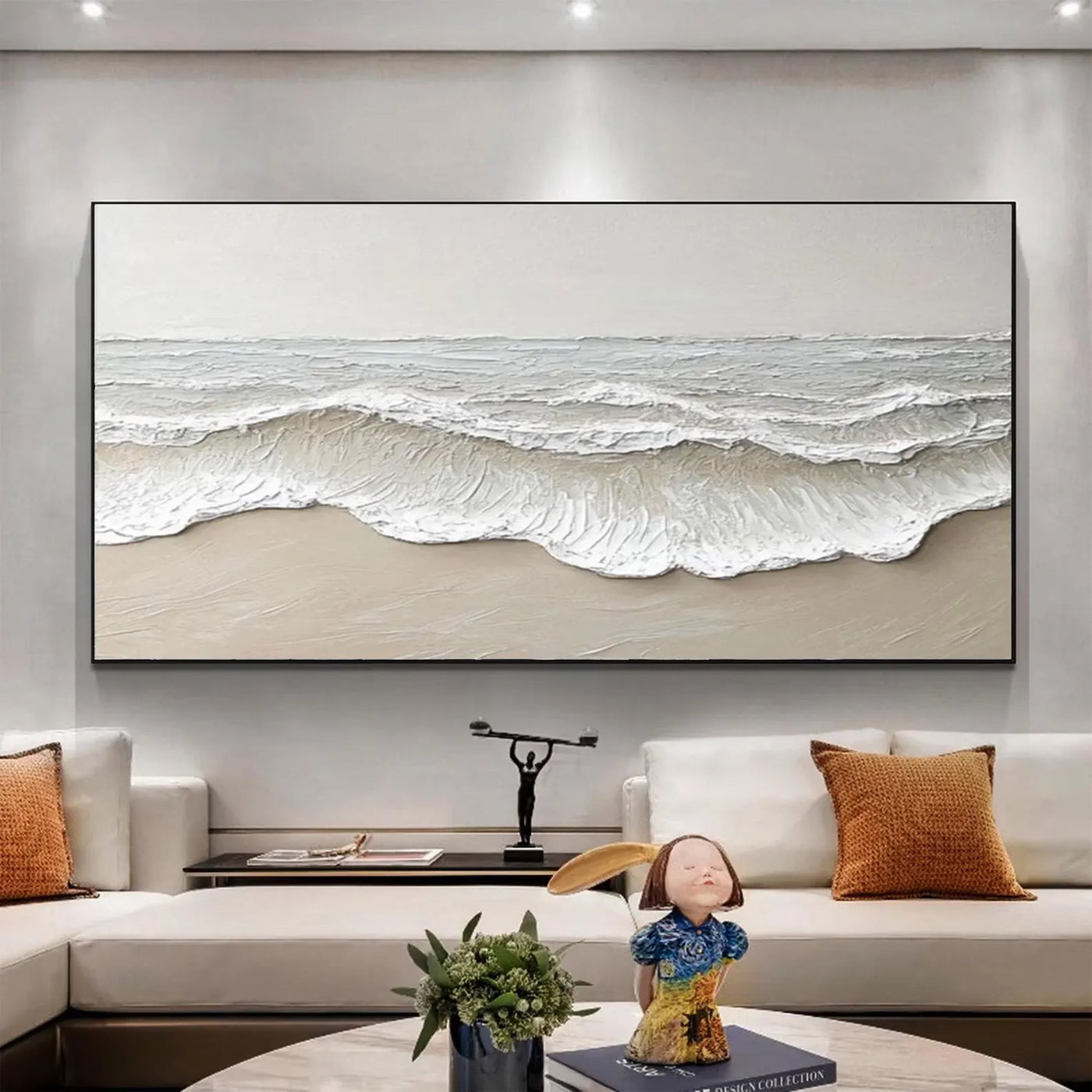 Textured Ocean Surge | Creamy Foam