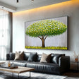 Textured Arbor Opulence | Green Bloom