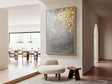 Textured Chrysoidal Opulence | Pewter Foliage