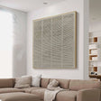 Textured Linear-Neutral Art | Understated Refinement