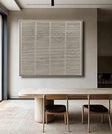 Textured Linear-Neutral Art | Understated Refinement