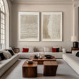 Minimalist Textured Panels | Beige Tones