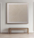Textured Circular Elegance | Beige Swirl