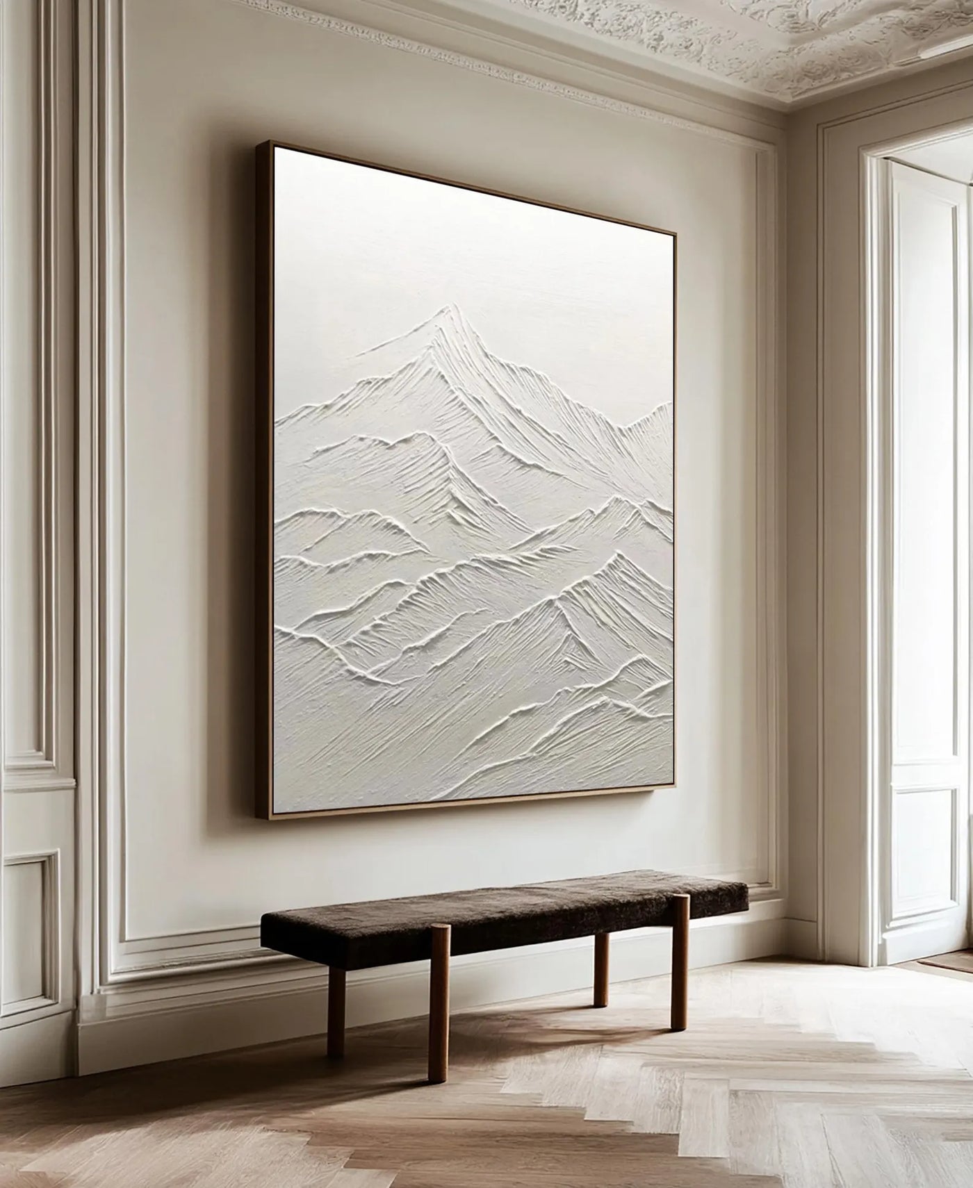 Textured Mountain Grandeur | Grey Peak