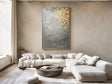 Textured Chrysoidal Opulence | Pewter Foliage