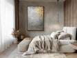 Textured Chrysoidal Opulence | Pewter Foliage