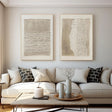 Minimalist Textured Panels | Beige Tones