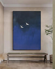 Textured Avian Tranquility | Blue Sky