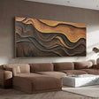 Textured Wave Abstract | Artistic Luxe
