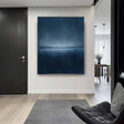 Textured Coastal Tranquility | Blue Horizon