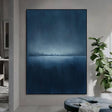 Textured Coastal Tranquility | Blue Horizon