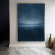 Textured Coastal Tranquility | Blue Horizon