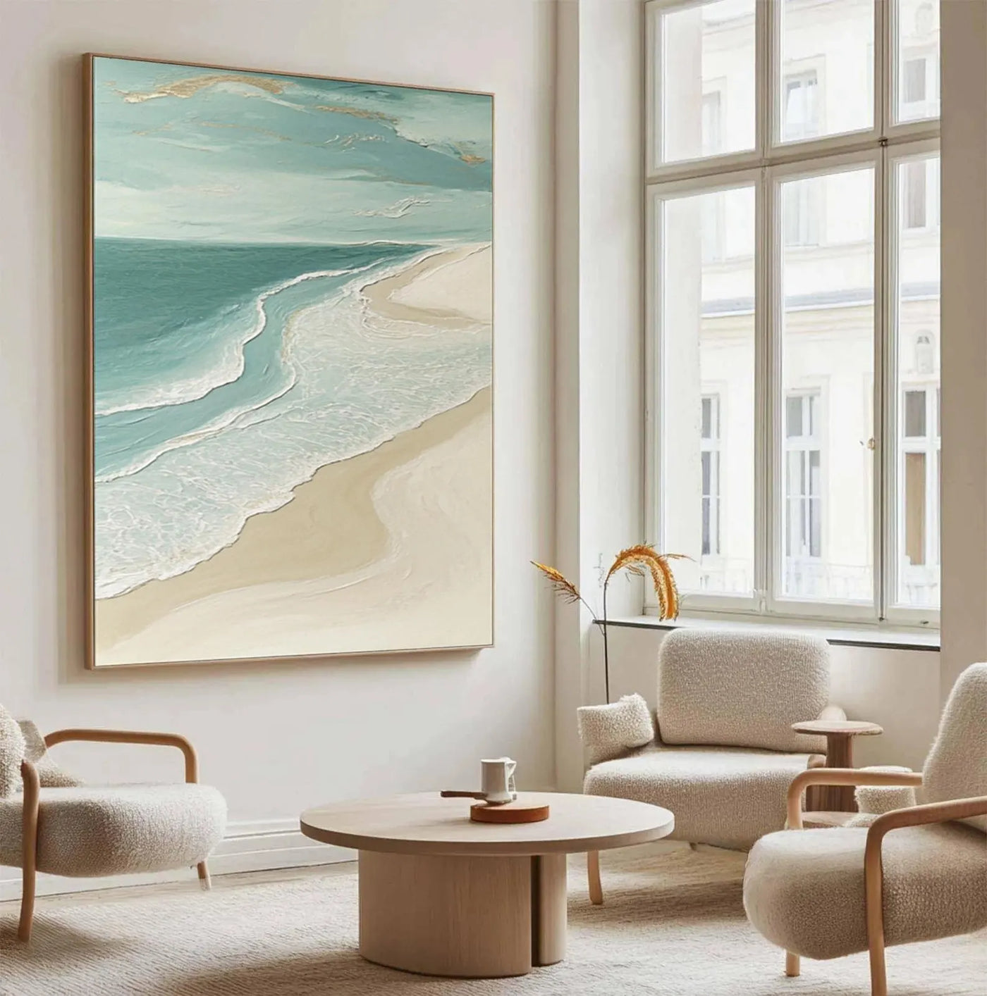 Coastal Seascape Art | Serene Vibe