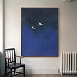 Textured Avian Tranquility | Blue Sky