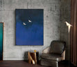 Textured Avian Tranquility | Blue Sky