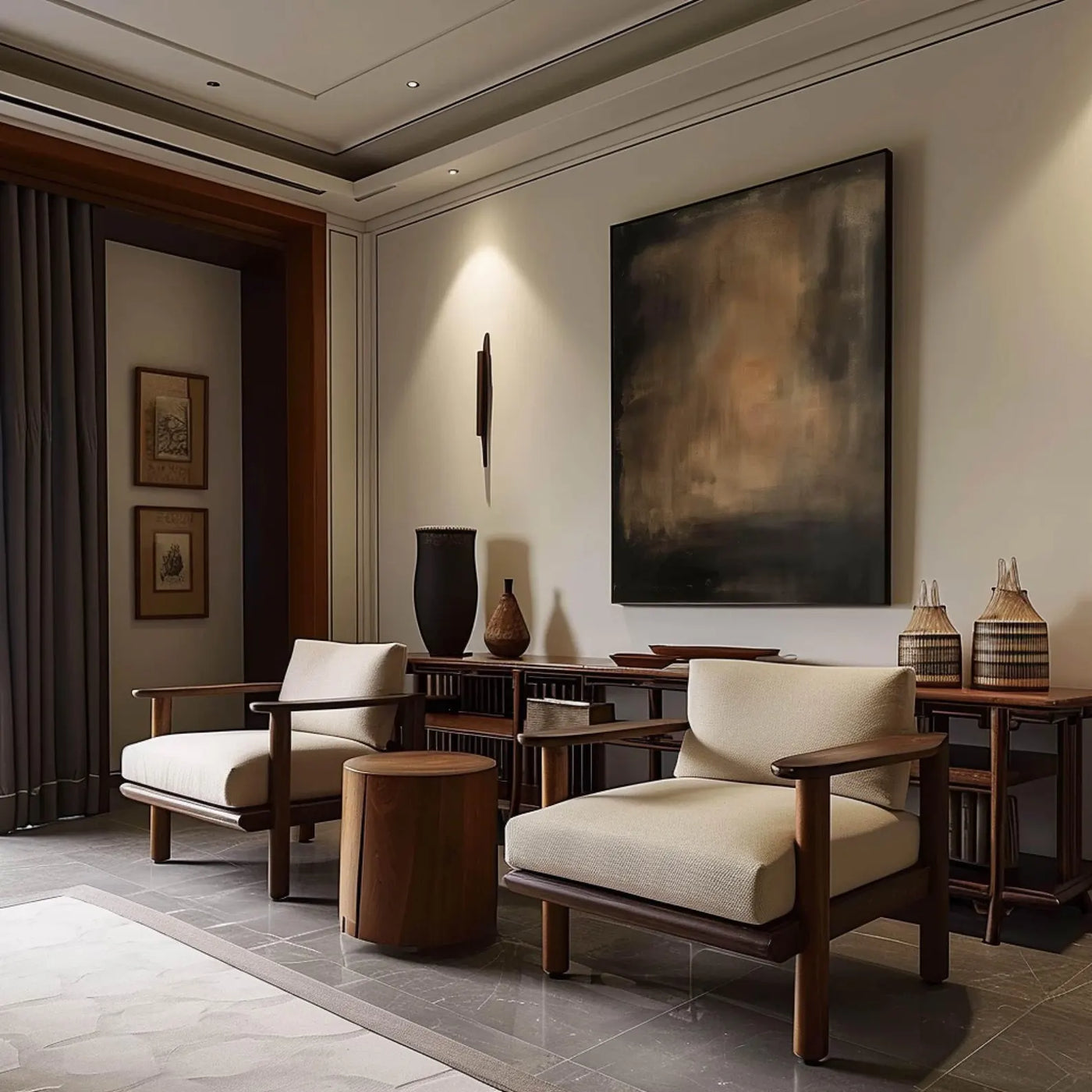 Textured Minimalist Abstract Art | Subtle Sophistication