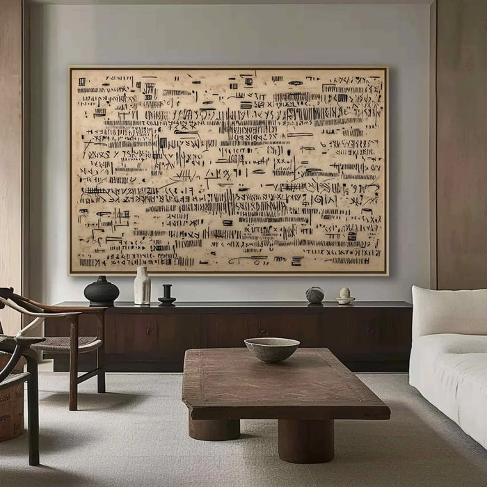 Linear Calligraphic Art | Eclectic Sophistication