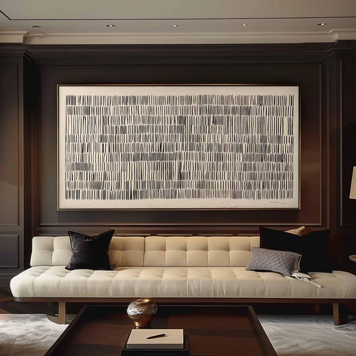Textured Linear Grid | Monochrome Tones