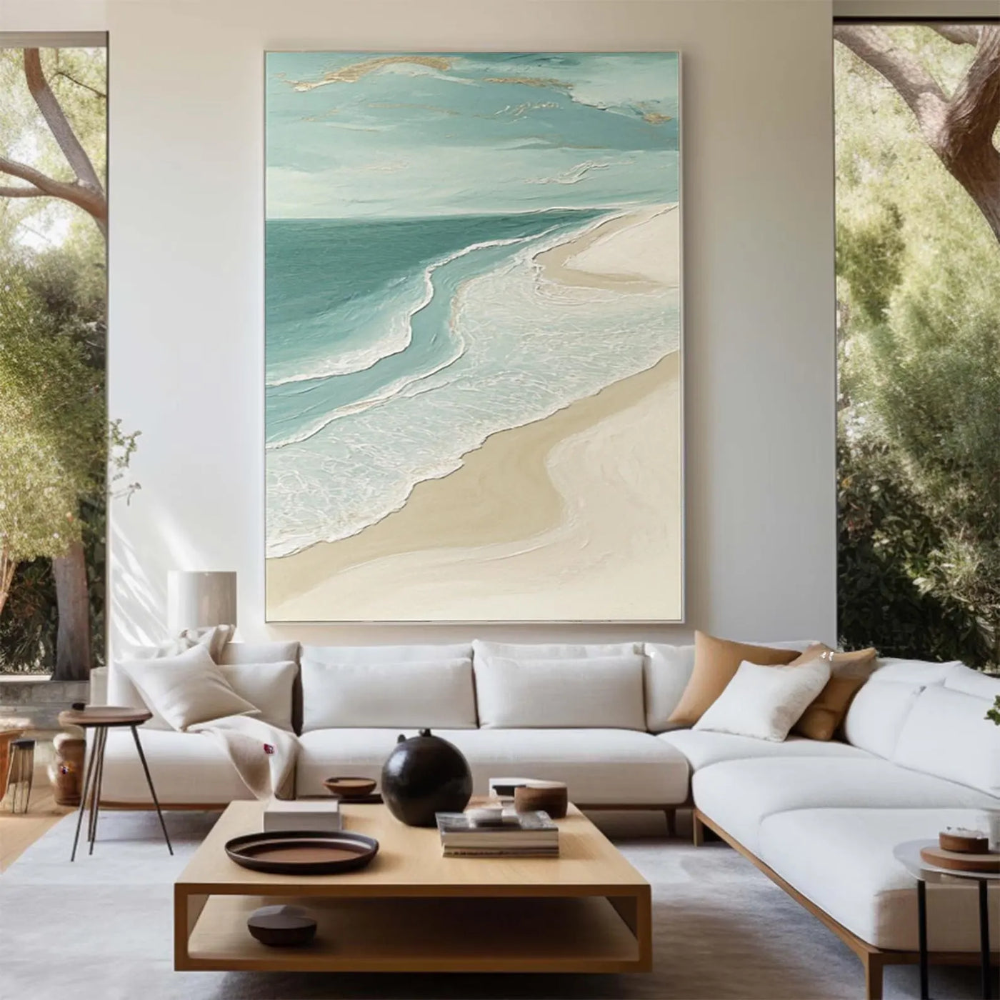 Coastal Seascape Art | Serene Vibe