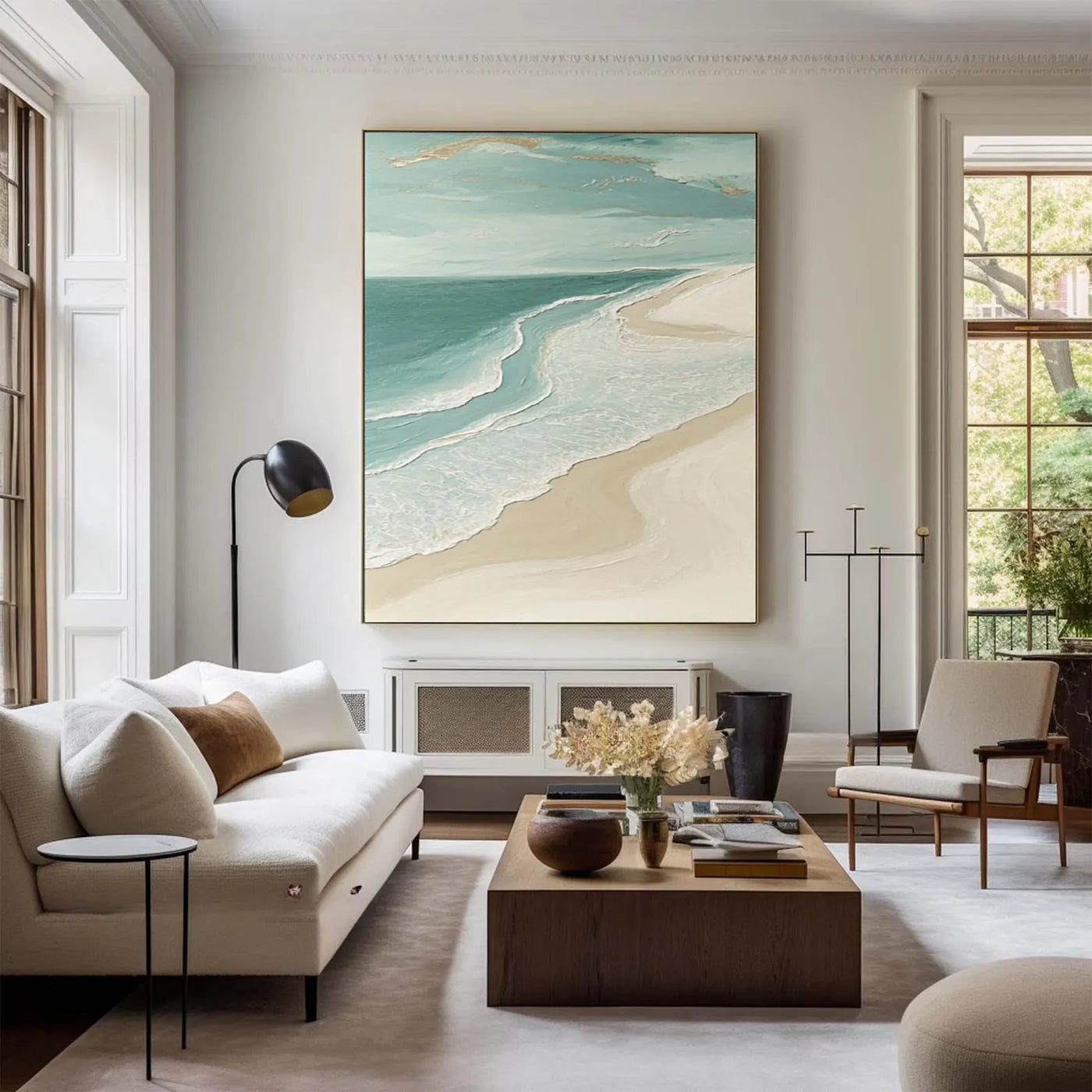 Coastal Seascape Art | Serene Vibe