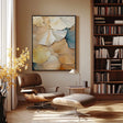 Textured Ginkgo Elegance | Golden Fronds