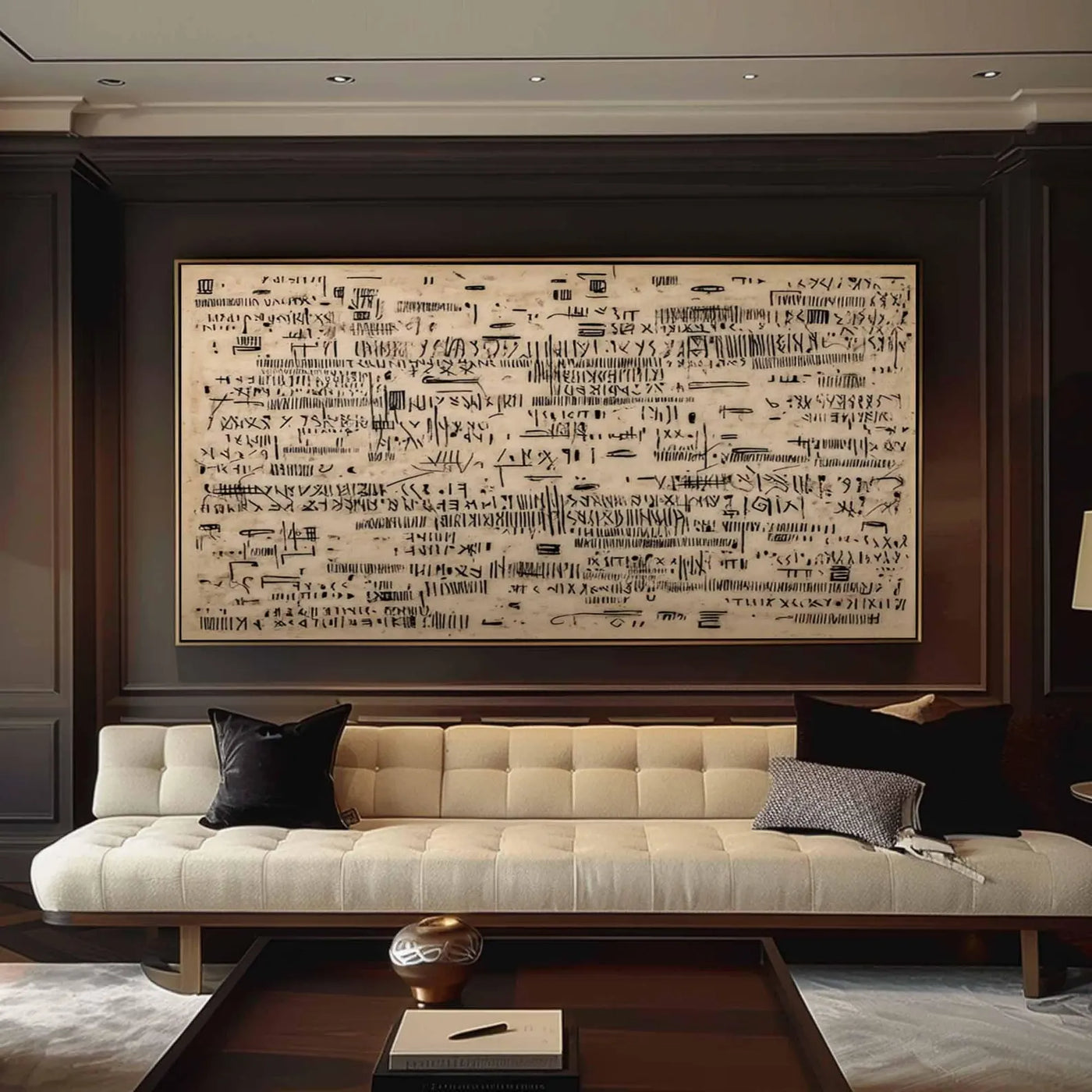 Linear Calligraphic Art | Eclectic Sophistication