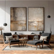 Weathered Earth Tones | Textured Pair