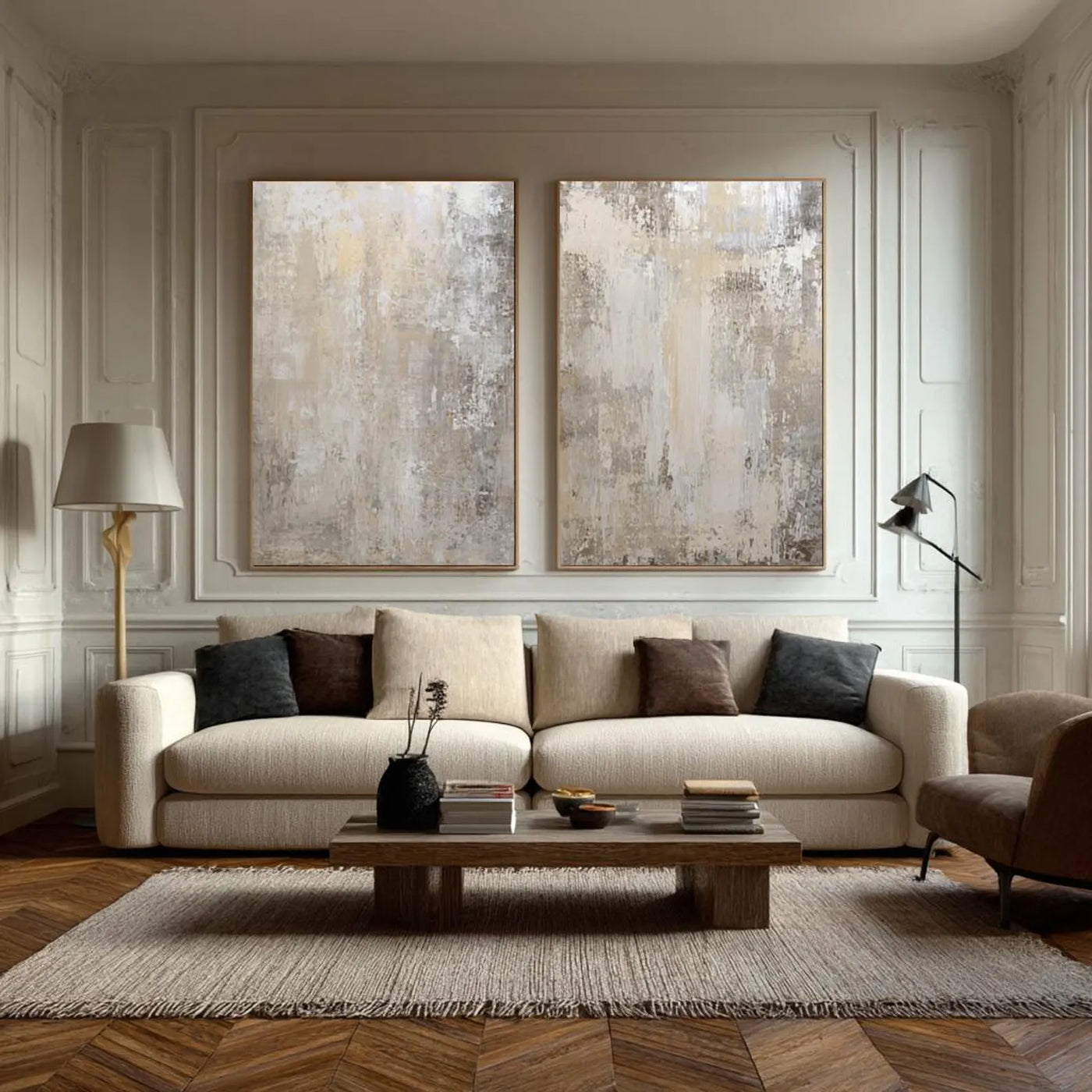 Ethereal Textured Layers | Neutral Glow