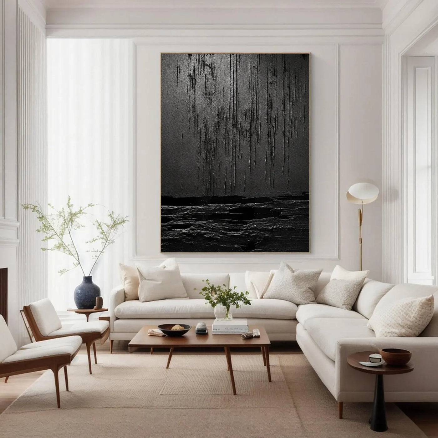 Textured Dark Majesty | Black Flow