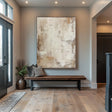 Textured Neutral Grandeur | Beige Mural