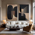 Bold Geometric Forms | Wood Texture