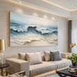 Textured Coastal Opulence | Blue Crest