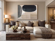Textured Curved Geometrics | Neutral Hues