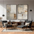 Layered Abstract Blocks | Neutral Pair