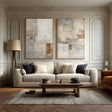Layered Abstract Blocks | Neutral Pair