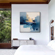 Abstract Blue Hue Art | Modern Sophistication