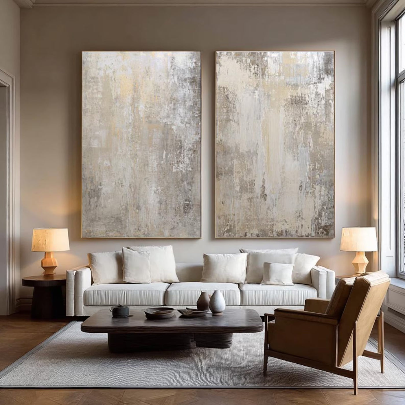 Ethereal Textured Layers | Neutral Glow