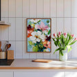 Textured Floral Art | Vibrant Depth