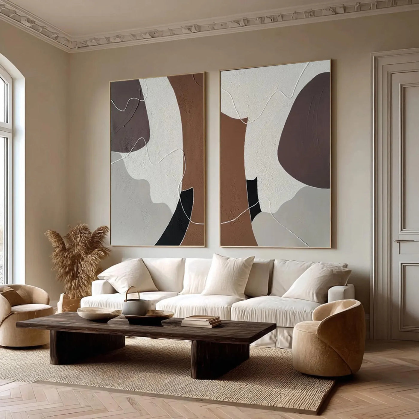 Organic Abstract Forms | Earth Tones