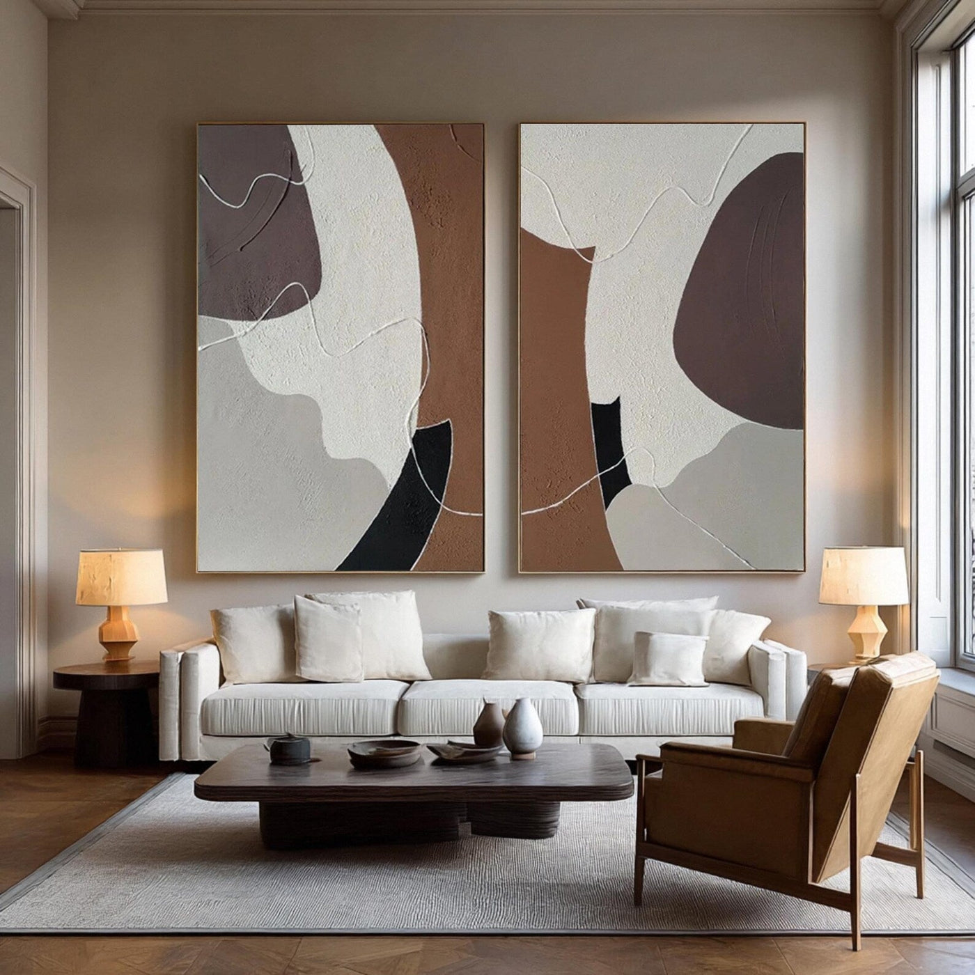 Organic Abstract Forms | Earth Tones