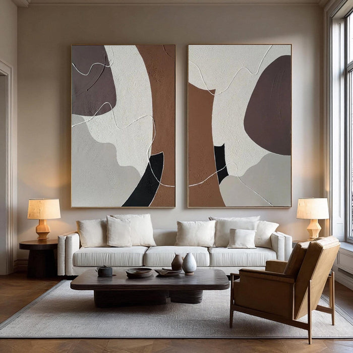 Organic Abstract Forms | Earth Tones