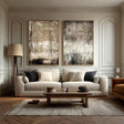 Distressed Abstract Panels | Earth Tones