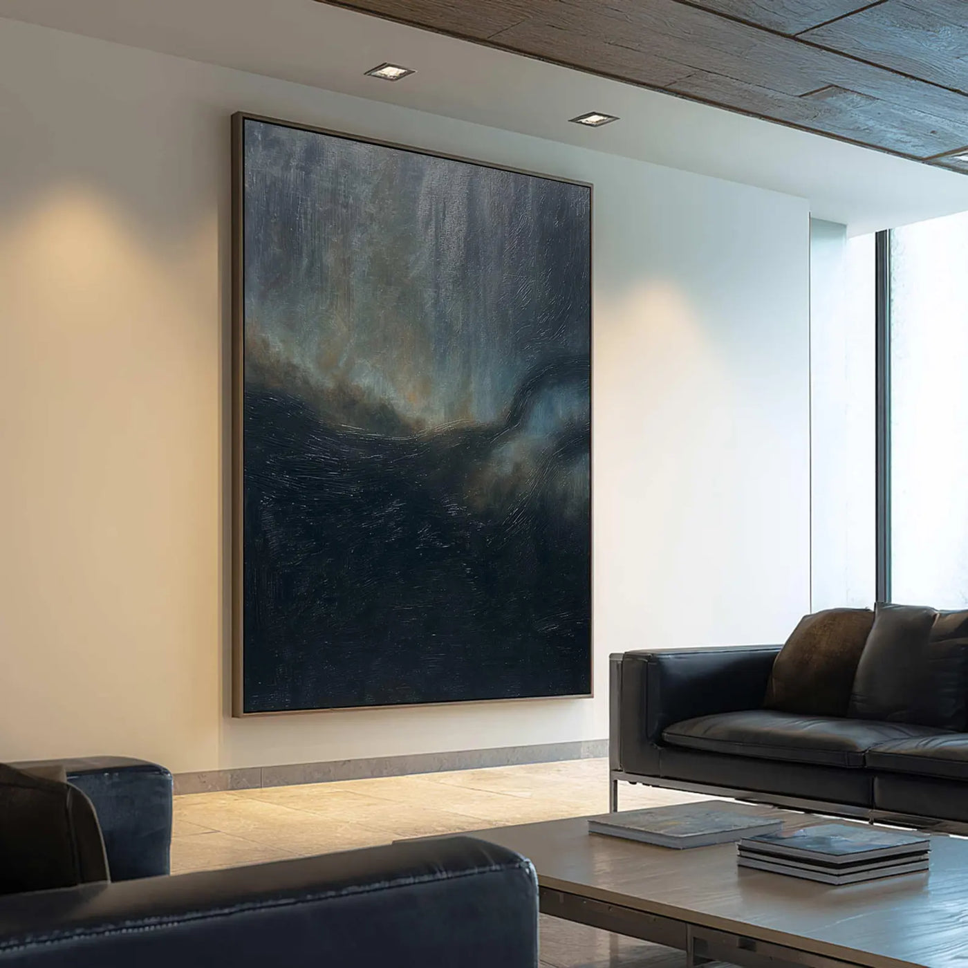 Abstract Ocean Art | Moody Waves