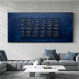 Textured Indigo Geometry | Elegant Depth