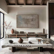 Textured Linear Earth Tones | Polished Calm