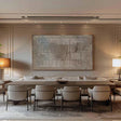 Textured Linear Earth Tones | Polished Calm