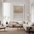 Textured Layered Serenity | Beige Rhythm